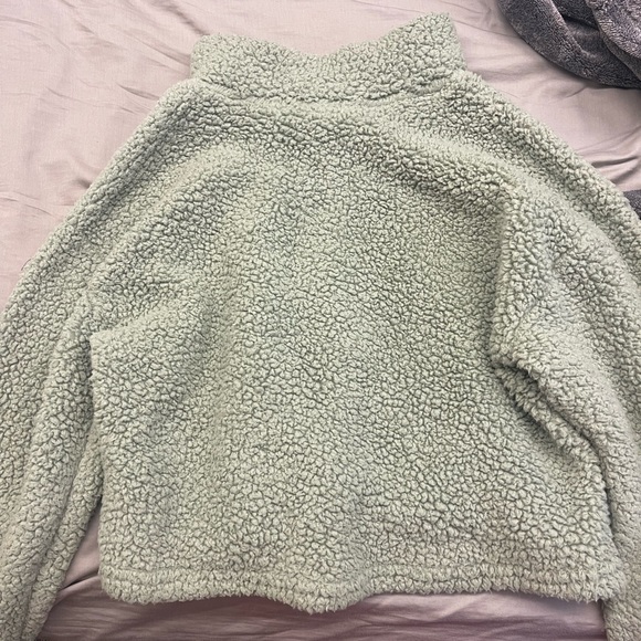 Green Quarter Zip Fleece - Picture 2 of 3